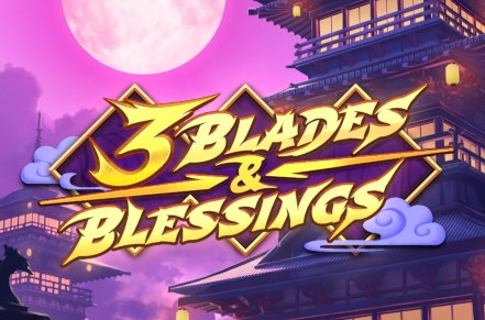 3 Blades & Blessings Slot Logo