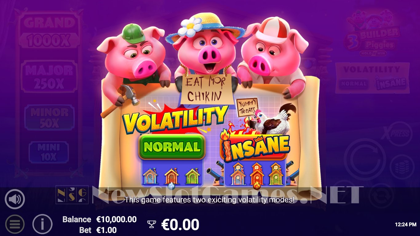 3 Builder Piggies Slot Demo Image