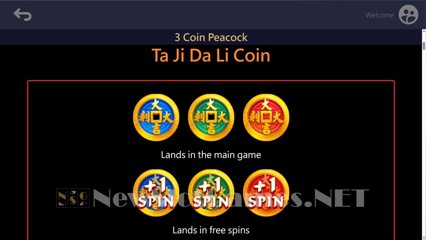 3 Coin Peacock Slot Slot Image in Demo - pic. 4