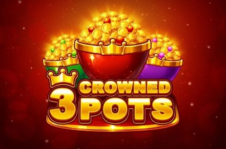 3 Crowned Pots Slot Logo