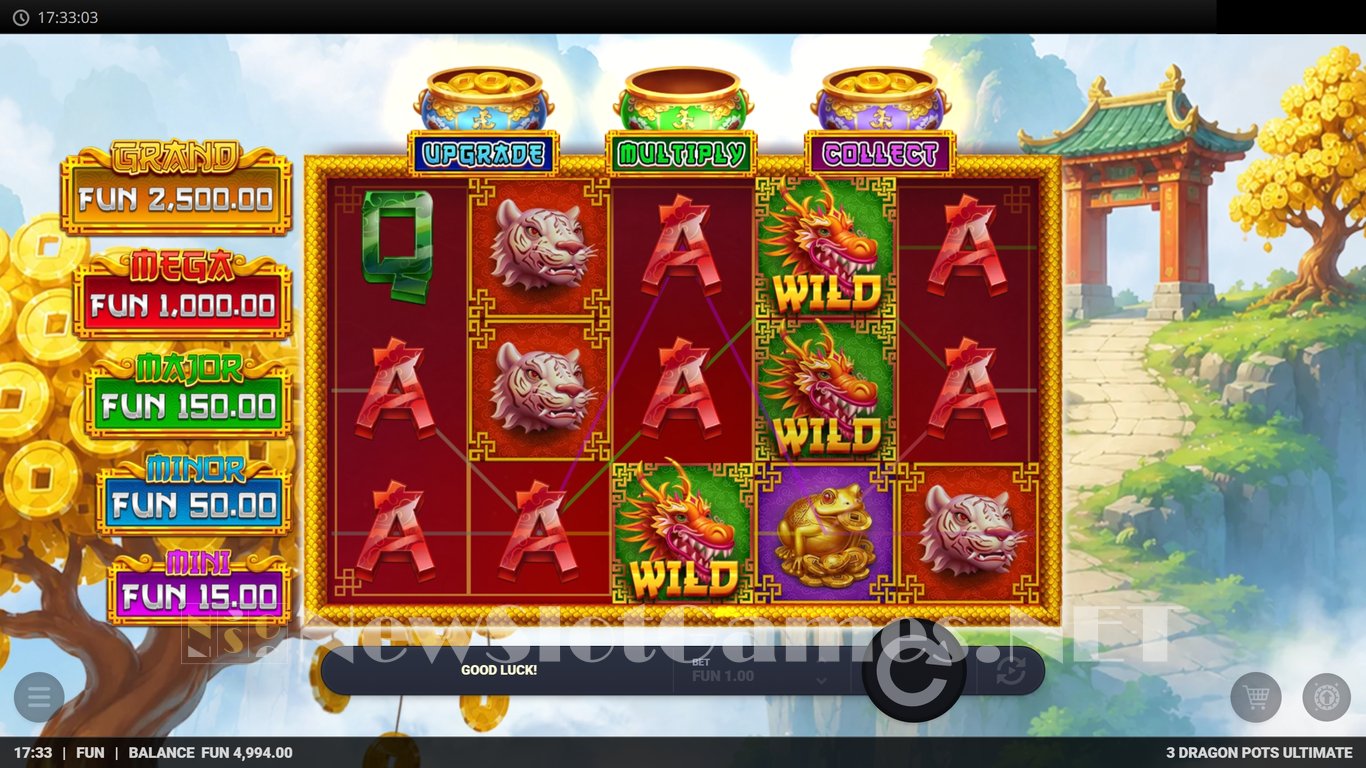 3 Dragon Pots Ultimate Slot Slot Image in Demo - pic. 4