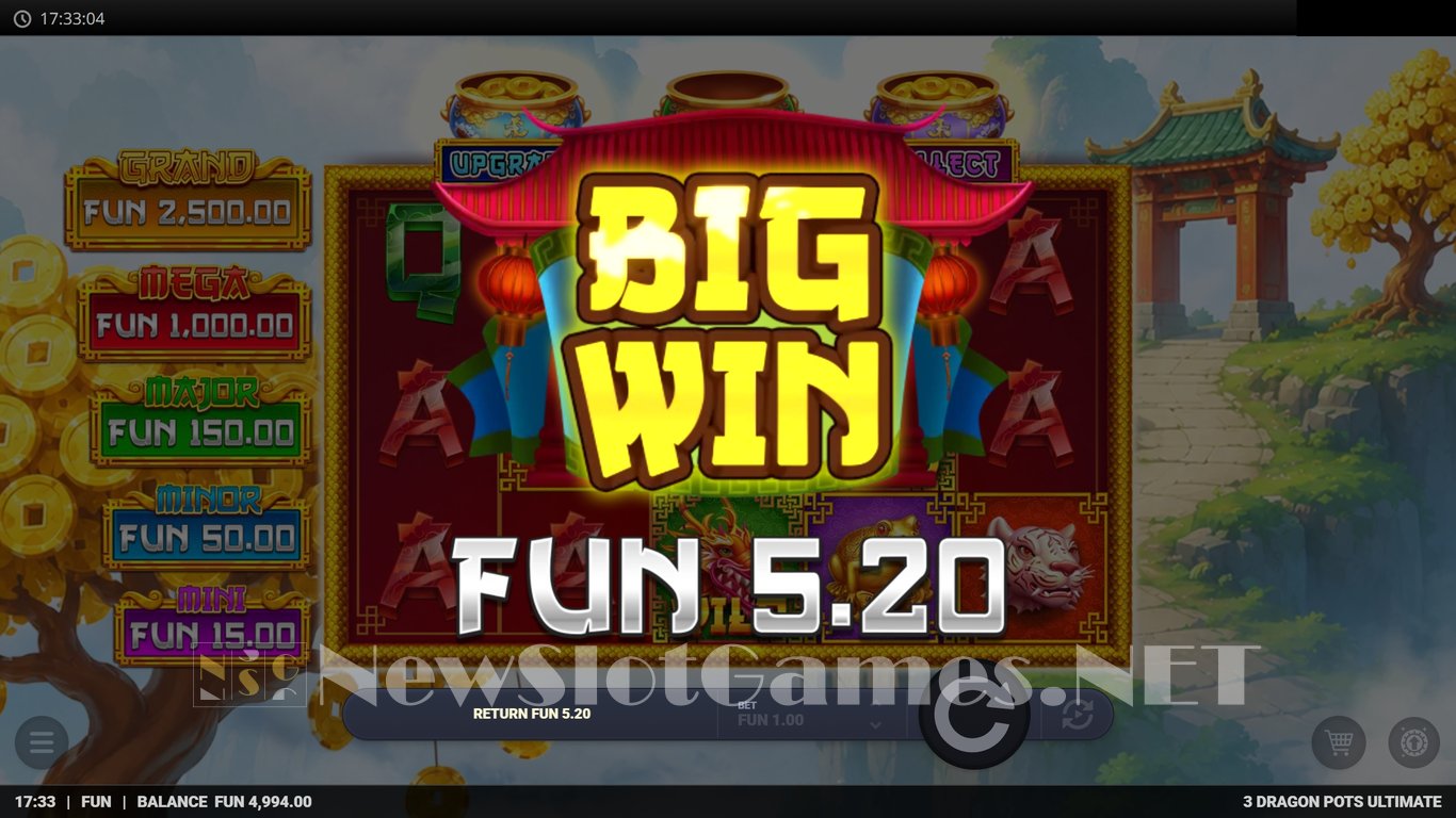 3 Dragon Pots Ultimate Slot Slot Image in Demo - pic. 5