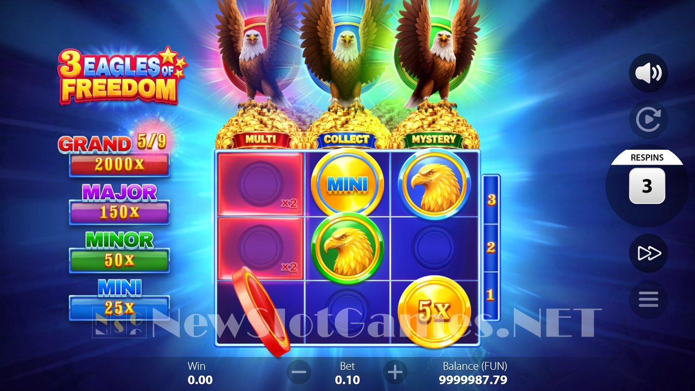 3 Eagles of Freedom Slot Slot Image in Demo - pic. 5