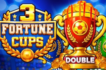 3 Fortune Cups Slot Logo