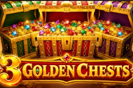 3 Golden Chests Slot Logo