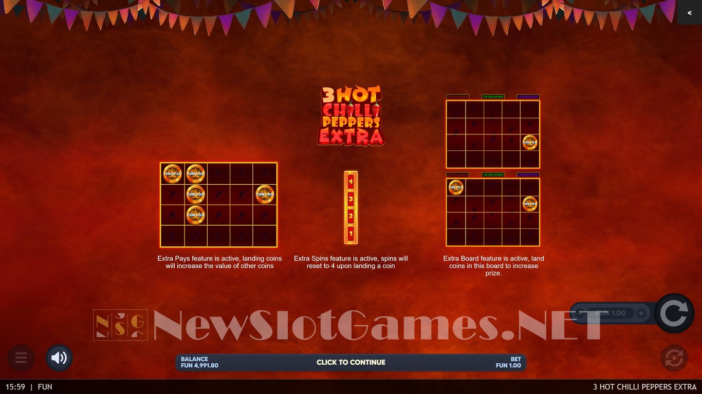 3 Hot Chilli Peppers Extra Slot Slot Image in Demo - pic. 5
