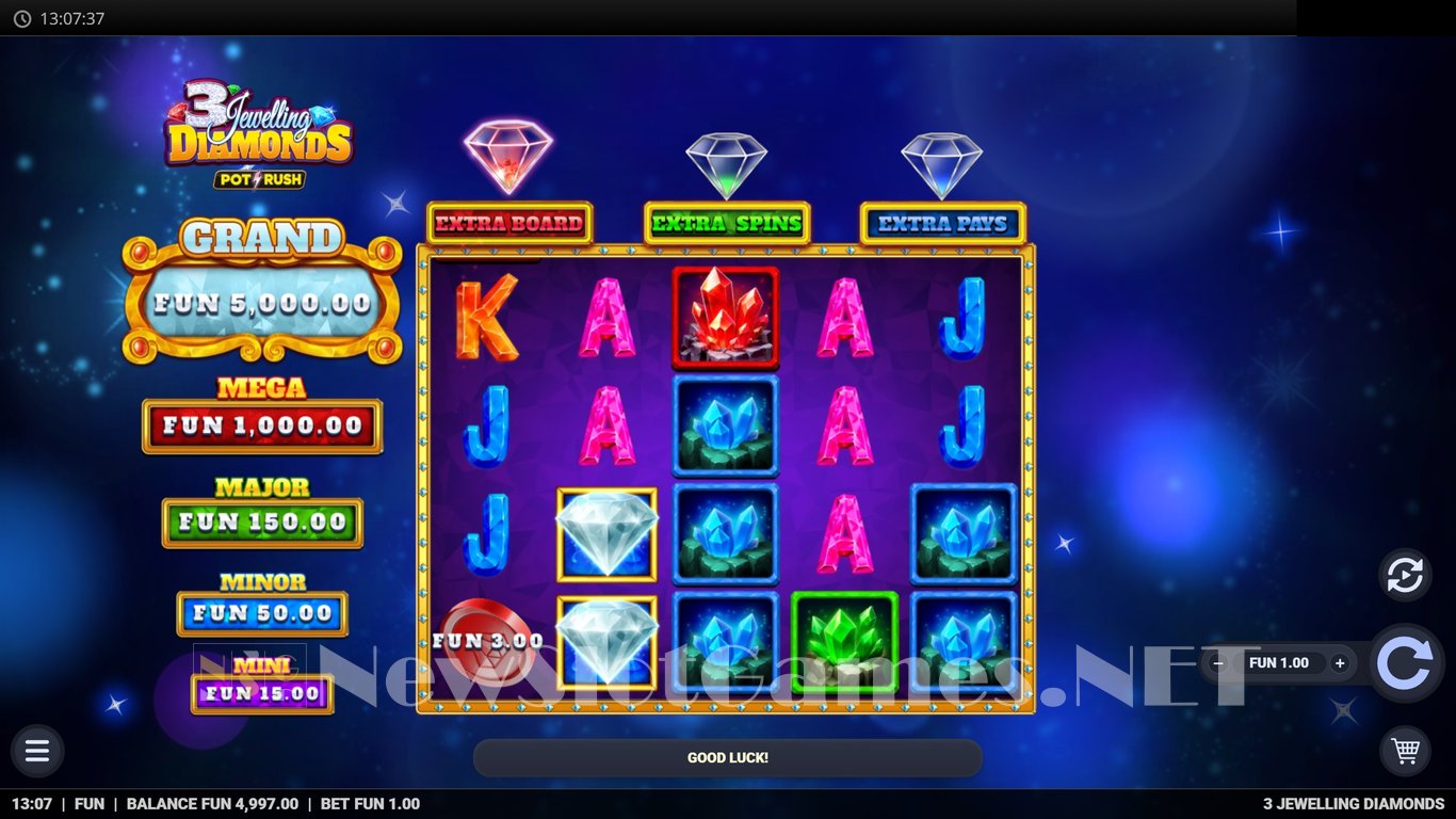 3 Jewelling Diamonds Slot Slot Image in Demo - pic. 2