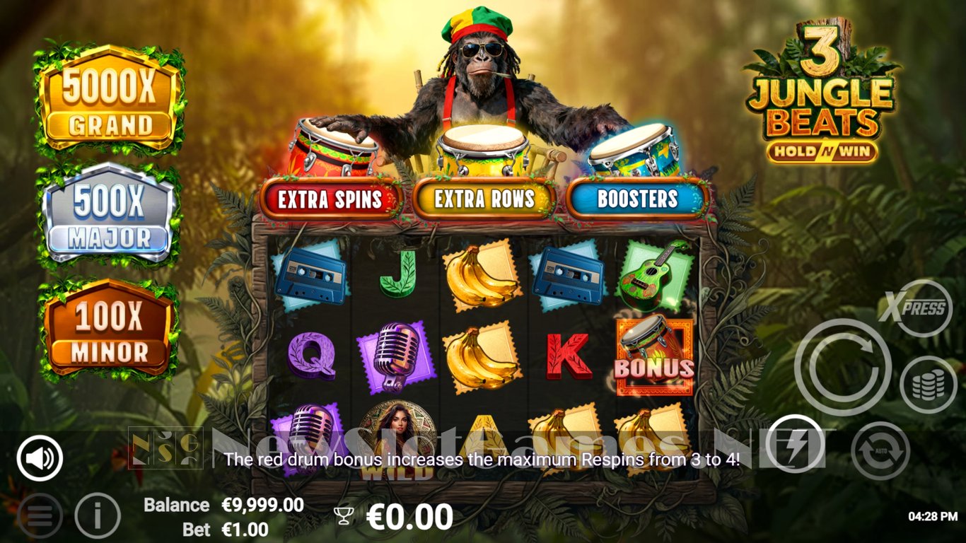 3 Jungle Beats Slot Demo Image