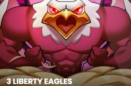 3 Liberty Eagles Slot Logo