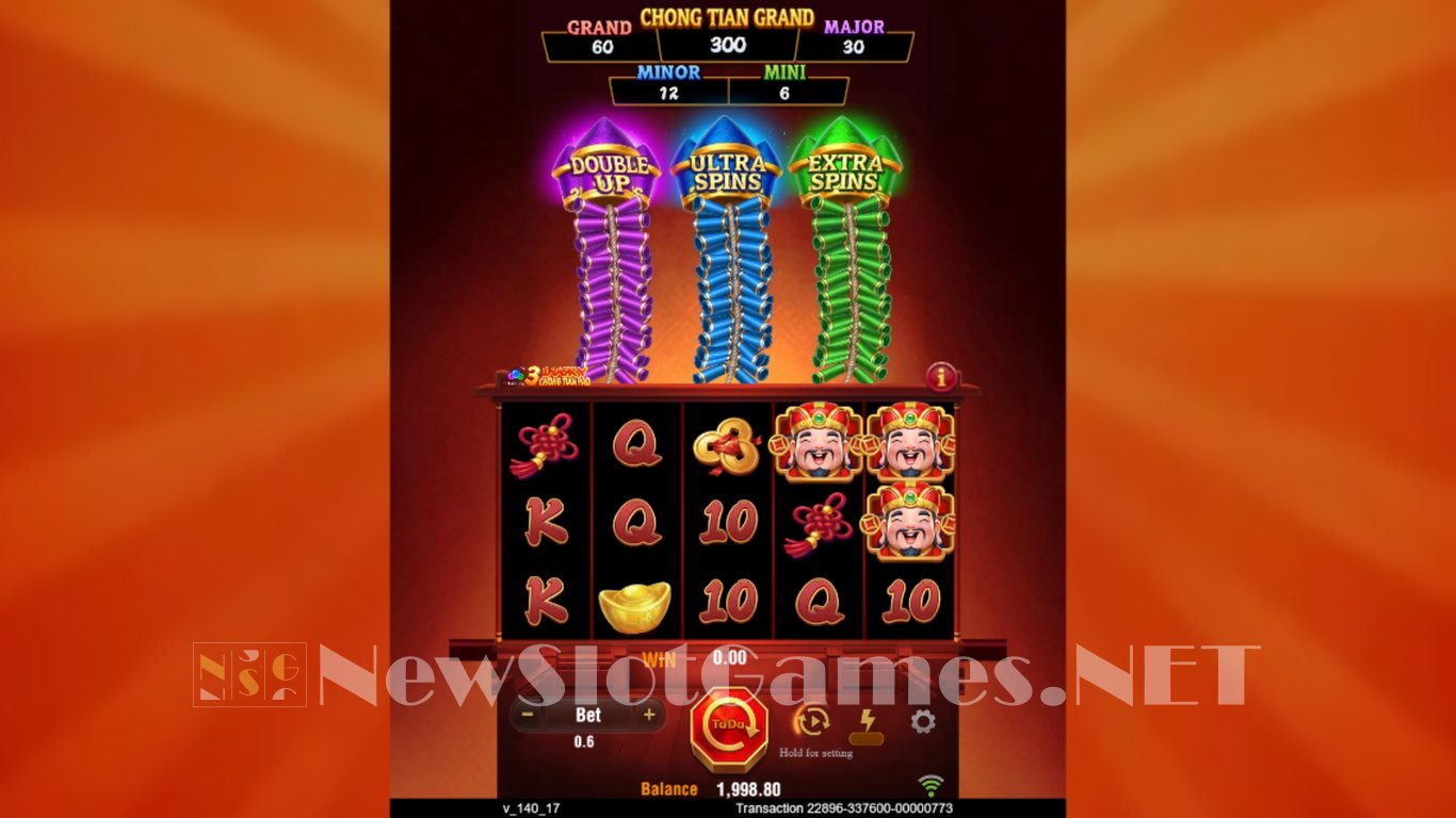 3 Lucky Chong Tian Pao Slot Slot Image in Demo - pic. 2