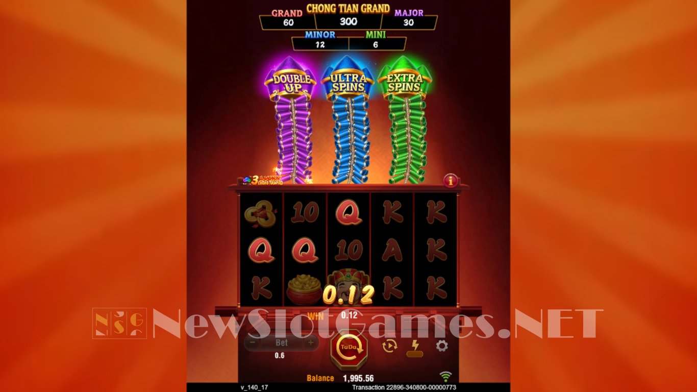 3 Lucky Chong Tian Pao Slot Slot Image in Demo - pic. 4