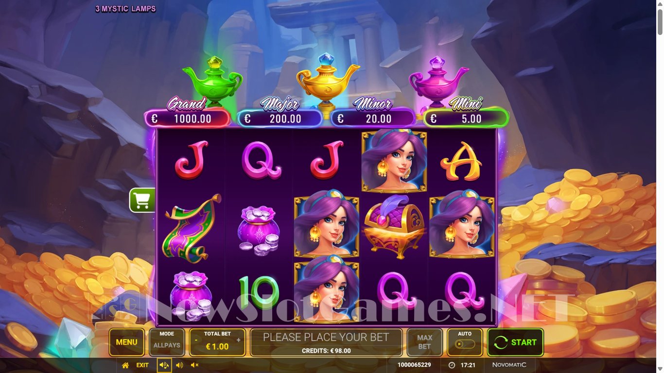 3 Mystic Lamps Slot Slot Image in Demo - pic. 2
