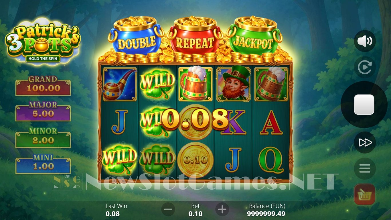 3 Patricks Pots Hold the Spin Slot Slot Image in Demo - pic. 2