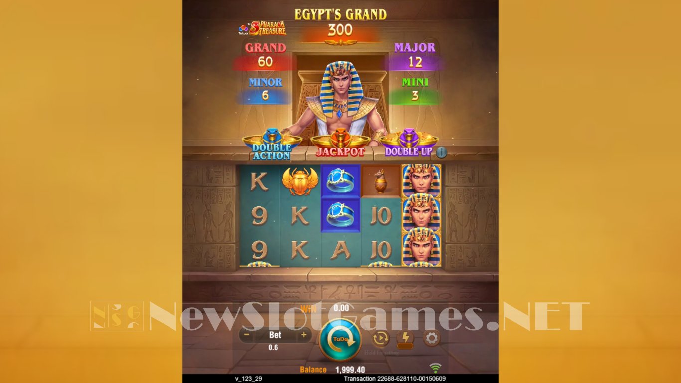 3 Pharaoh Treasure Slot Demo Image