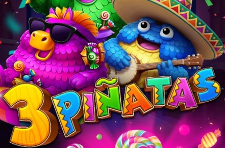 3 Pinatas Slot Logo