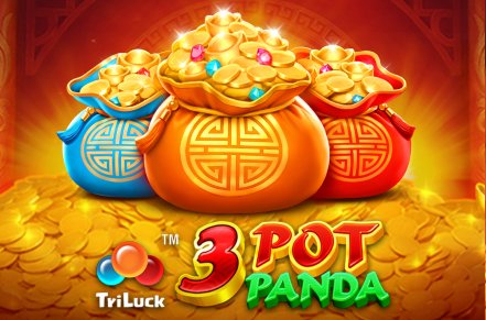 3 Pot Panda Slot Logo