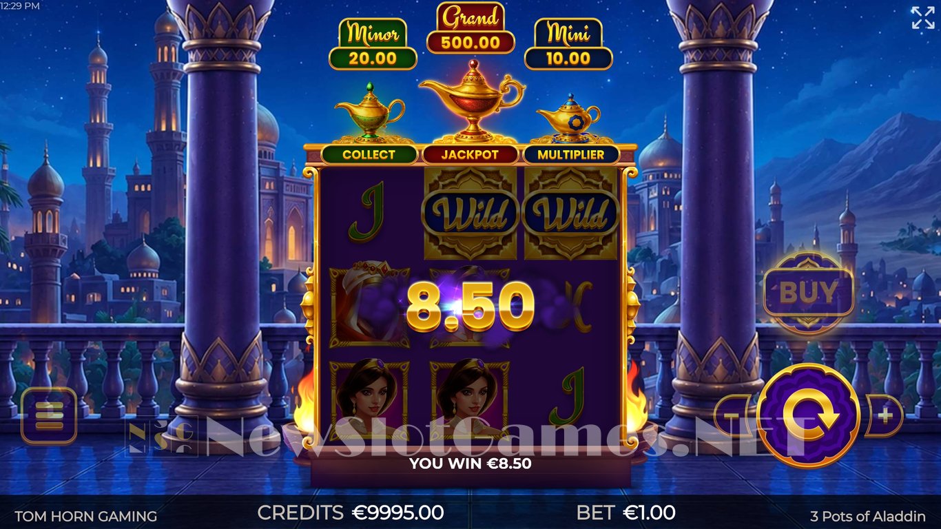 3 Pots of Aladdin Slot Slot Image in Demo - pic. 3