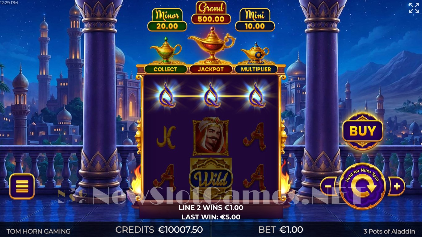 3 Pots of Aladdin Slot Slot Image in Demo - pic. 4