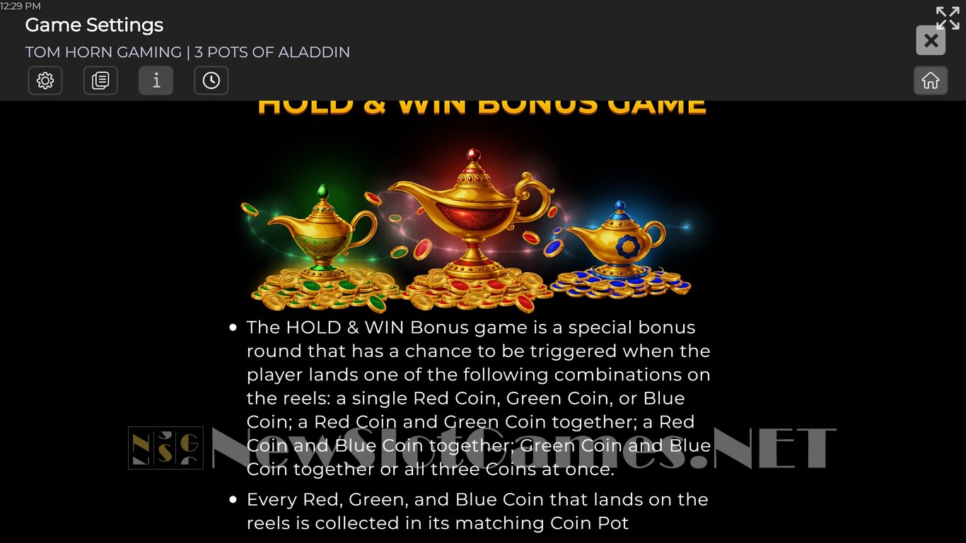 3 Pots of Aladdin Slot Slot Image in Demo - pic. 5