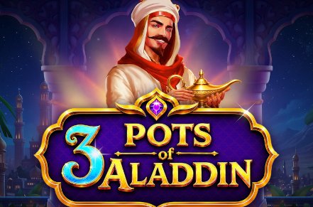3 Pots of Aladdin Slot Logo