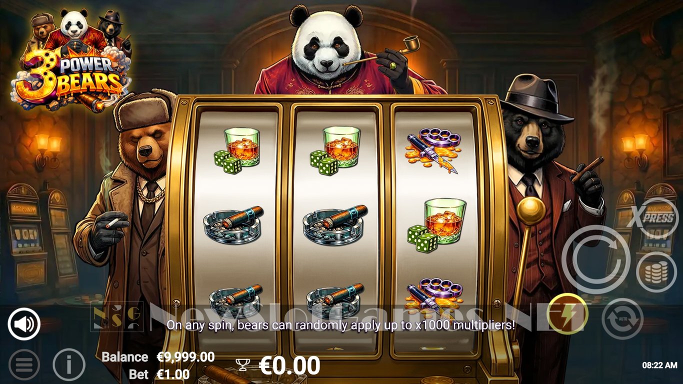 3 Power Bears Slot Demo Image