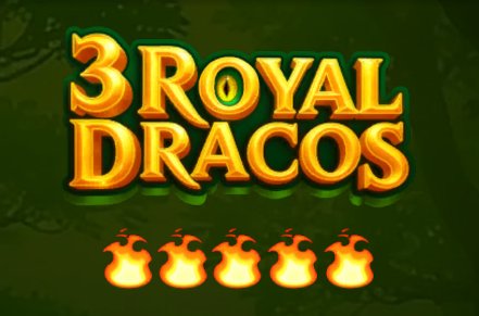 3 Royal Dracos Slot Logo