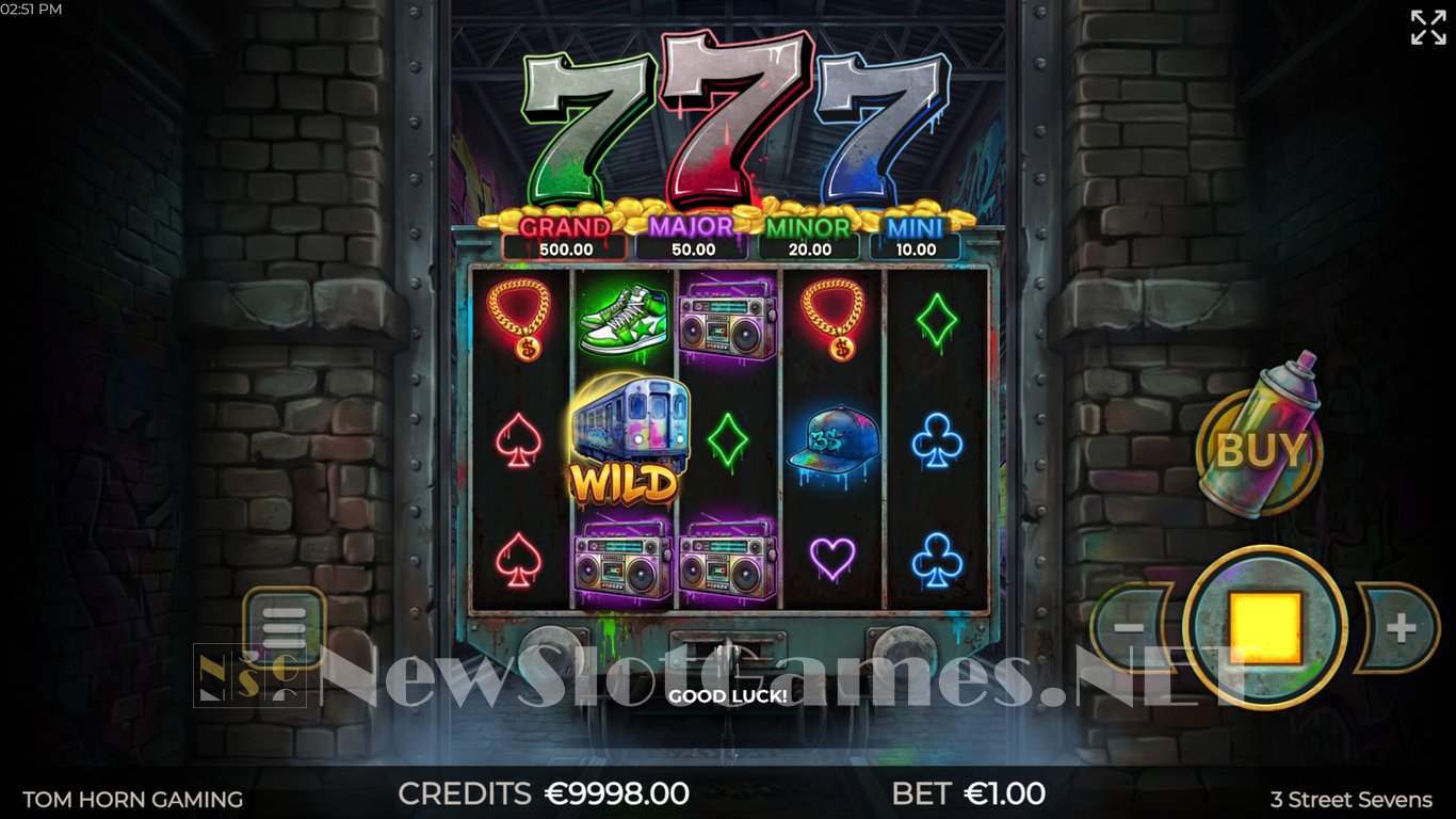 3 Street Sevens Slot Demo Image