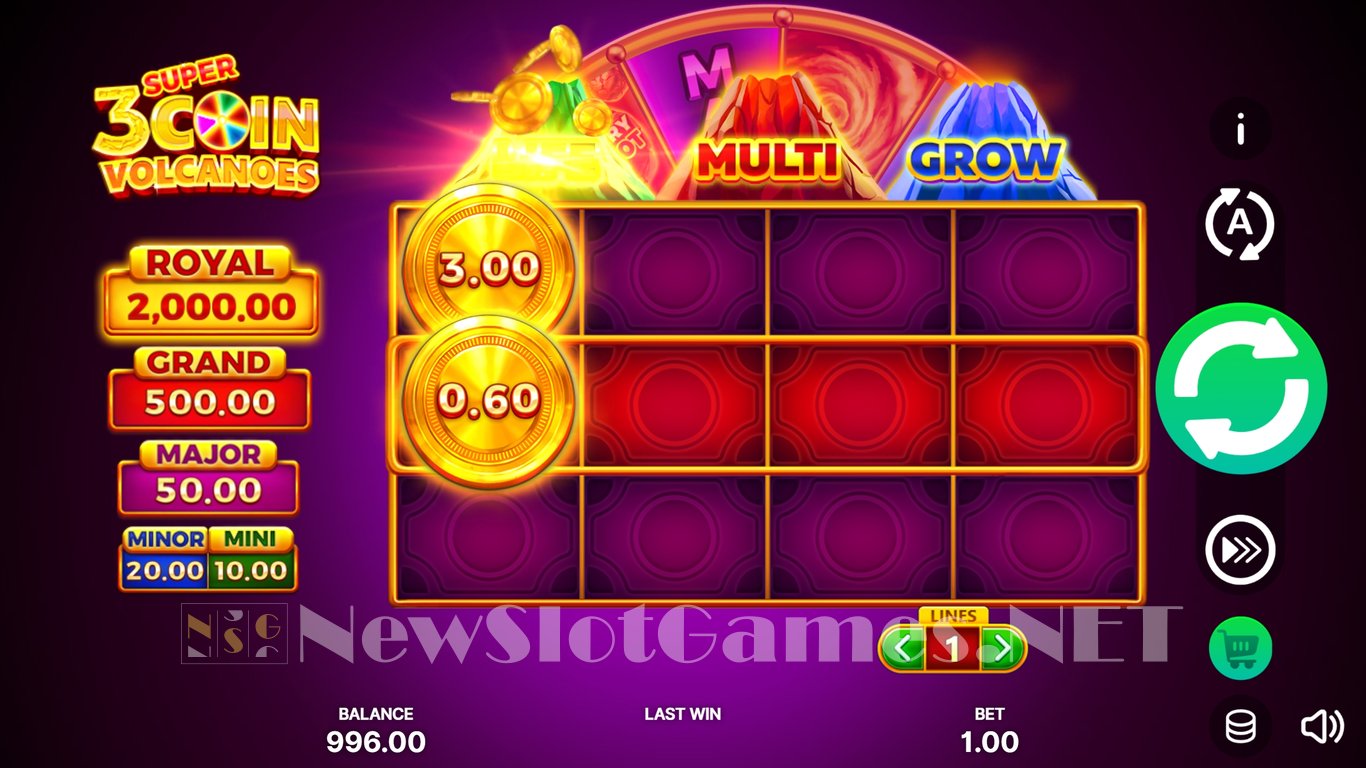 3 Super Coin Volcanoes Slot Slot Image in Demo - pic. 3