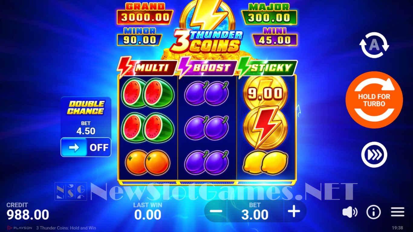 3 Thunder Coins Hold and Win Slot Slot Image in Demo - pic. 3
