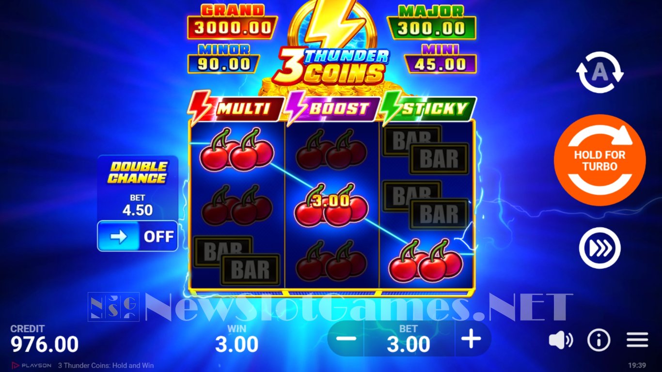 3 Thunder Coins Hold and Win Slot Slot Image in Demo - pic. 4