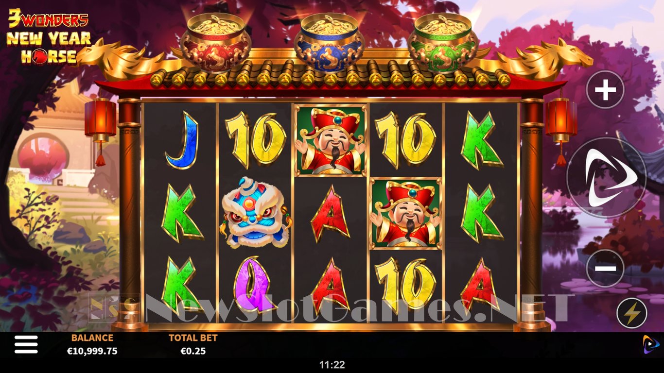 3 Wonders New Year Horse Slot Demo Image