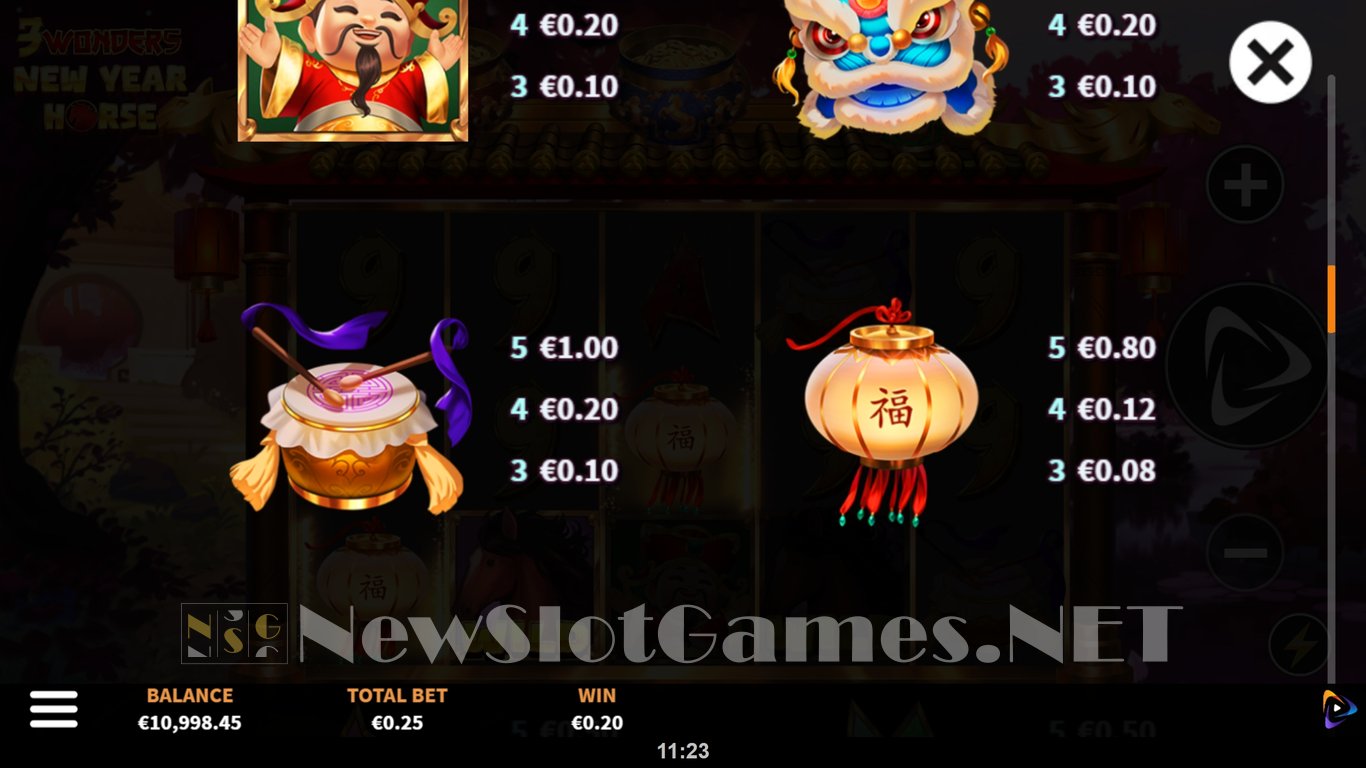 3 Wonders New Year Horse Slot Slot Image in Demo - pic. 7