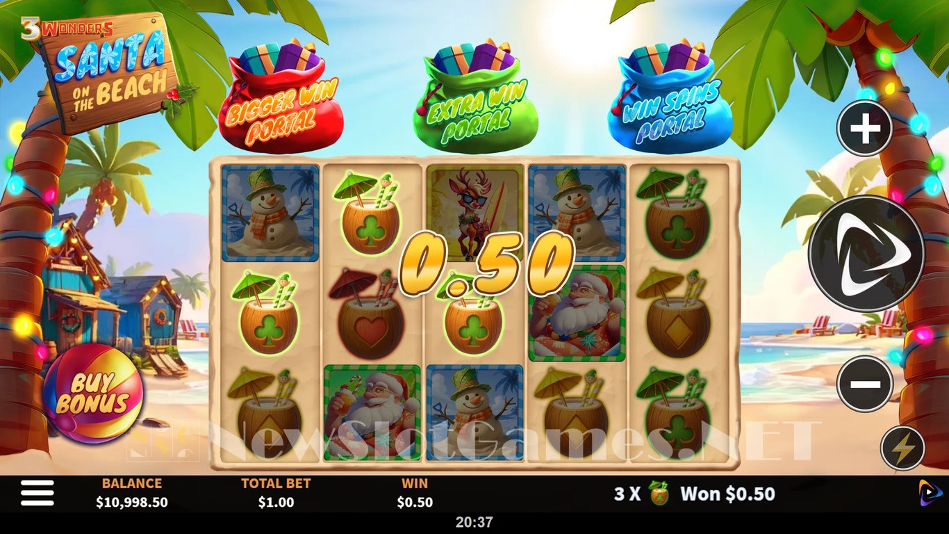 3 Wonders Santa On The Beach Slot Slot Image in Demo - pic. 2