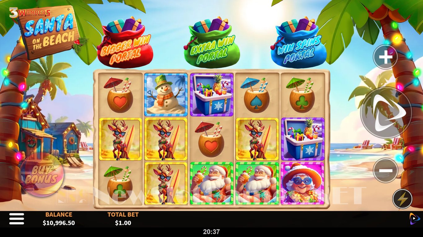 3 Wonders Santa On The Beach Slot Slot Image in Demo - pic. 3