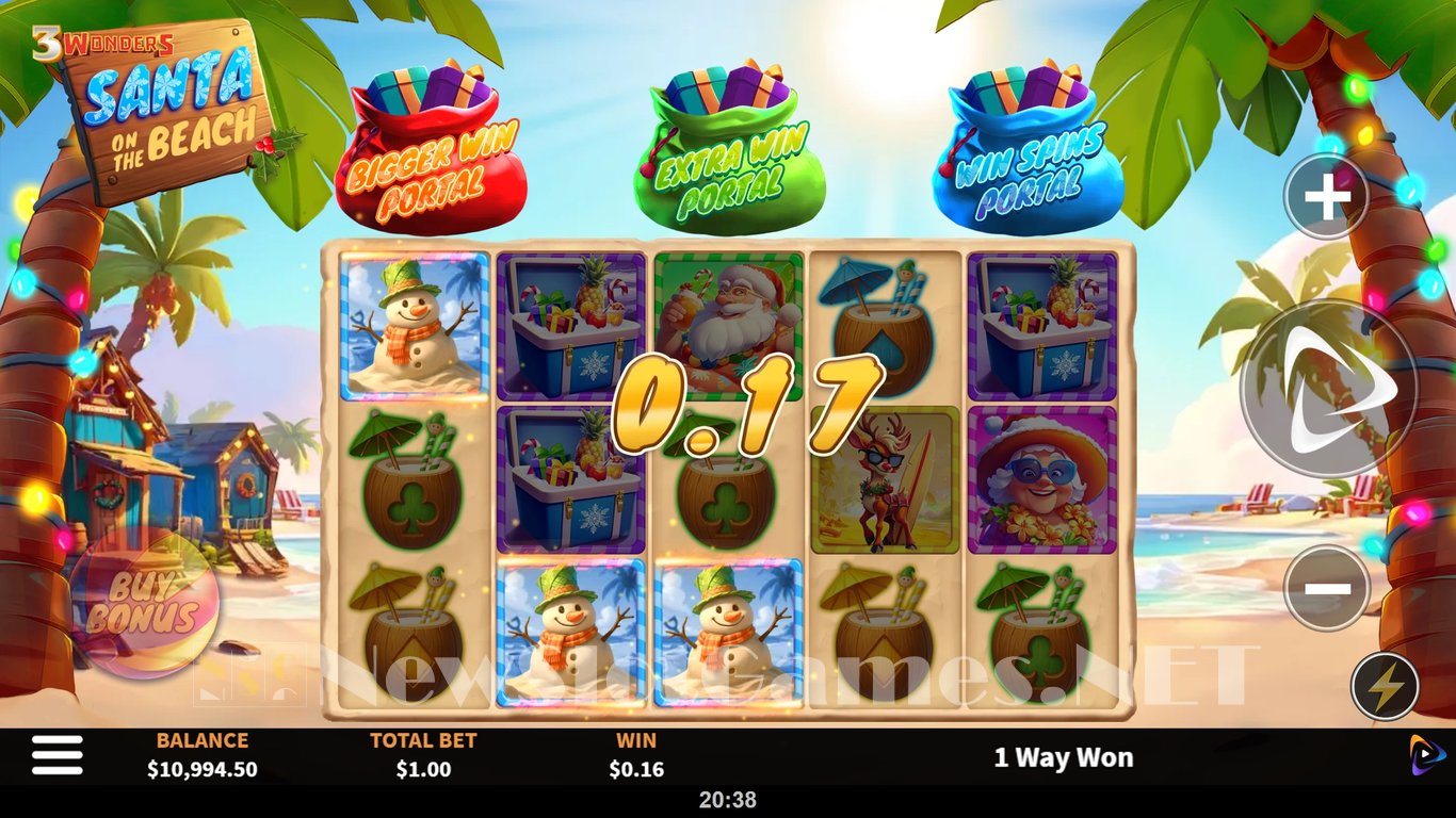 3 Wonders Santa On The Beach Slot Slot Image in Demo - pic. 4