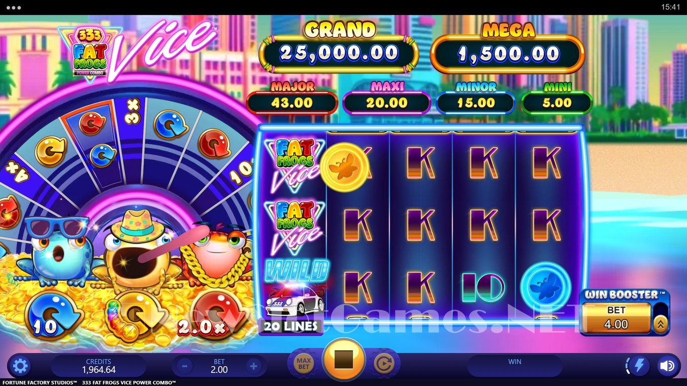 333 Fat Frogs Vice Power Combo Slot Slot Image in Demo - pic. 2