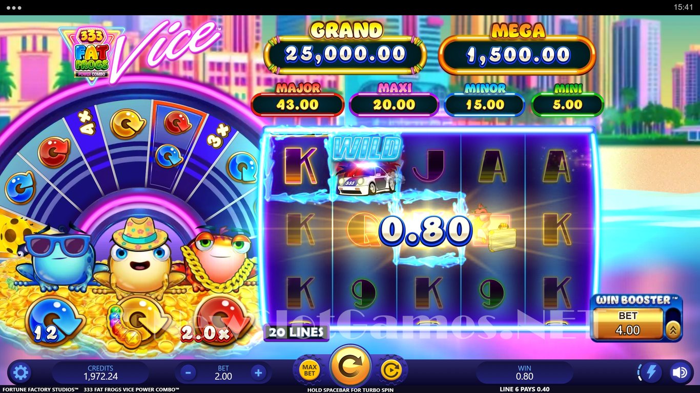333 Fat Frogs Vice Power Combo Slot Slot Image in Demo - pic. 3