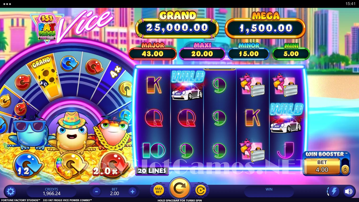 333 Fat Frogs Vice Power Combo Slot Slot Image in Demo - pic. 5
