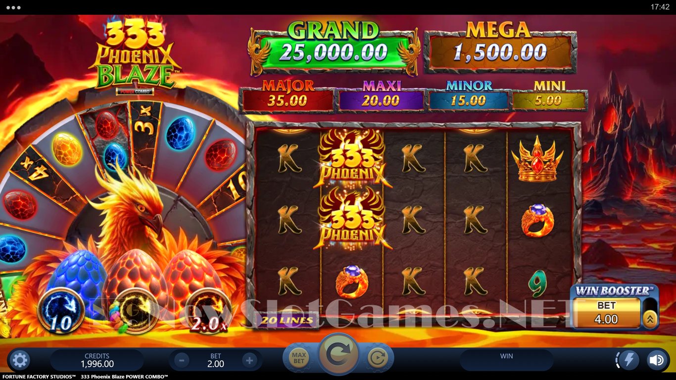 333 Phoenix Blaze Power Combo Slot Slot Image in Demo - pic. 2