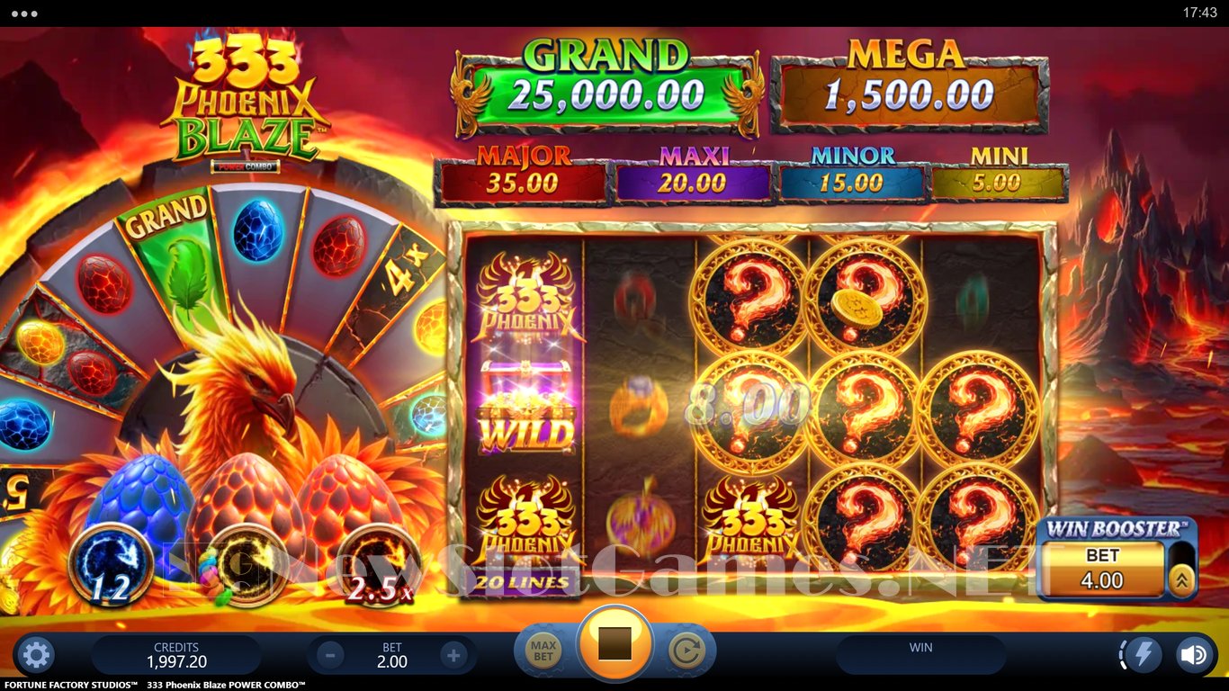 333 Phoenix Blaze Power Combo Slot Slot Image in Demo - pic. 4