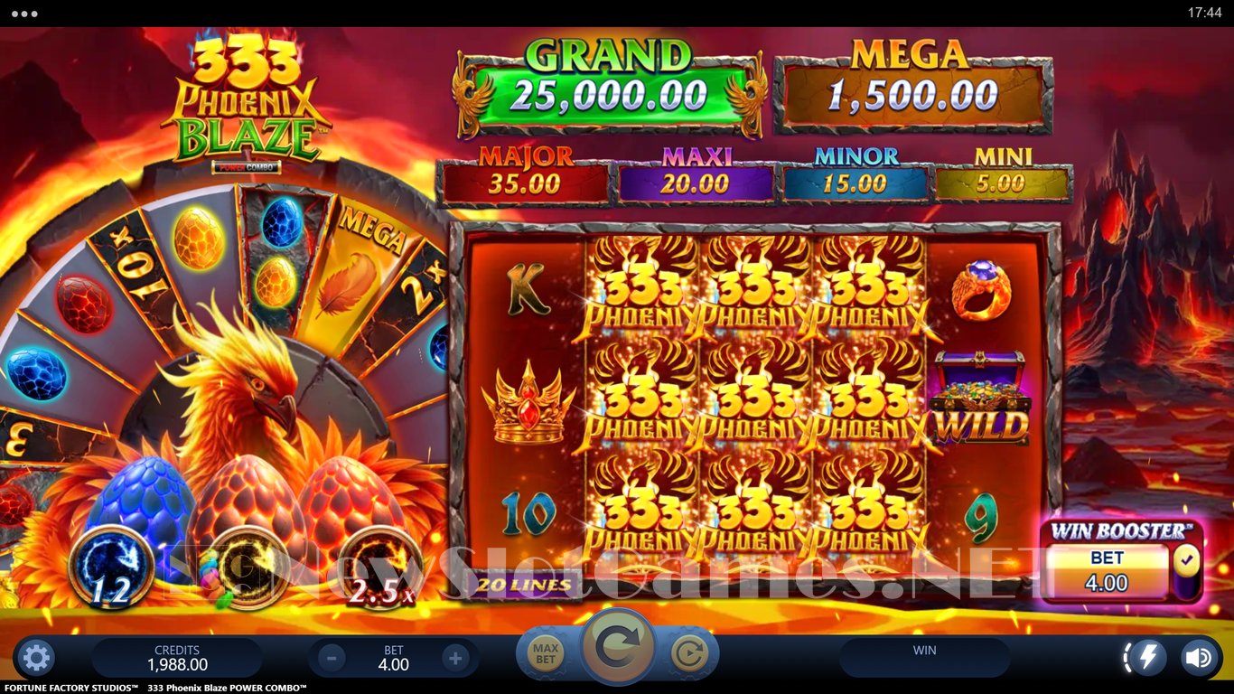 333 Phoenix Blaze Power Combo Slot Slot Image in Demo - pic. 5