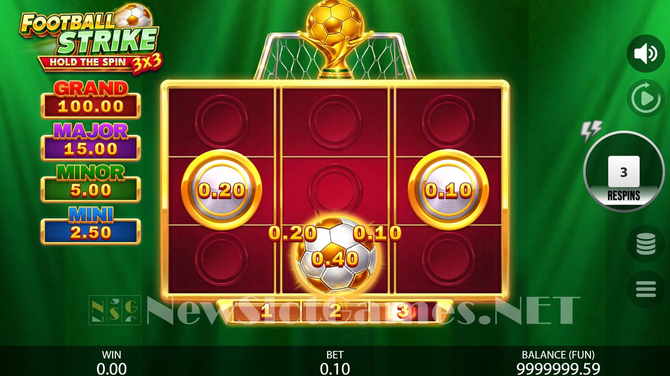 3x3 Football Strike Hold The Spin Slot Slot Image in Demo - pic. 5