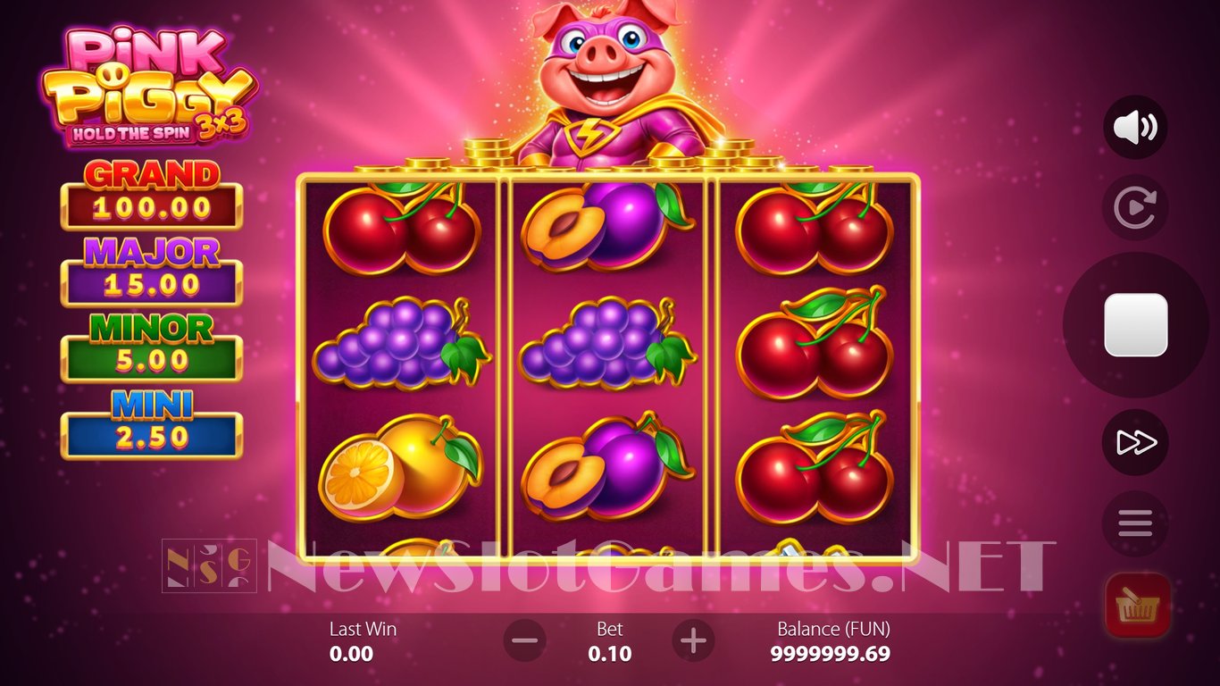 3x3 Pink Piggy Hold the Spin Slot Slot Image in Demo - pic. 2
