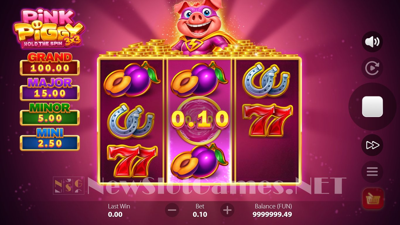 3x3 Pink Piggy Hold the Spin Slot Slot Image in Demo - pic. 3