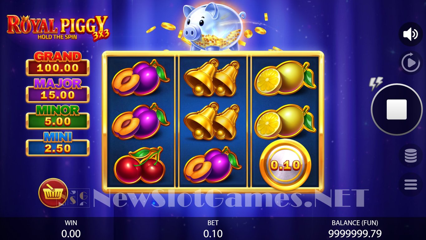 3x3 Royal Piggy Hold The Spin Slot Slot Image in Demo - pic. 2