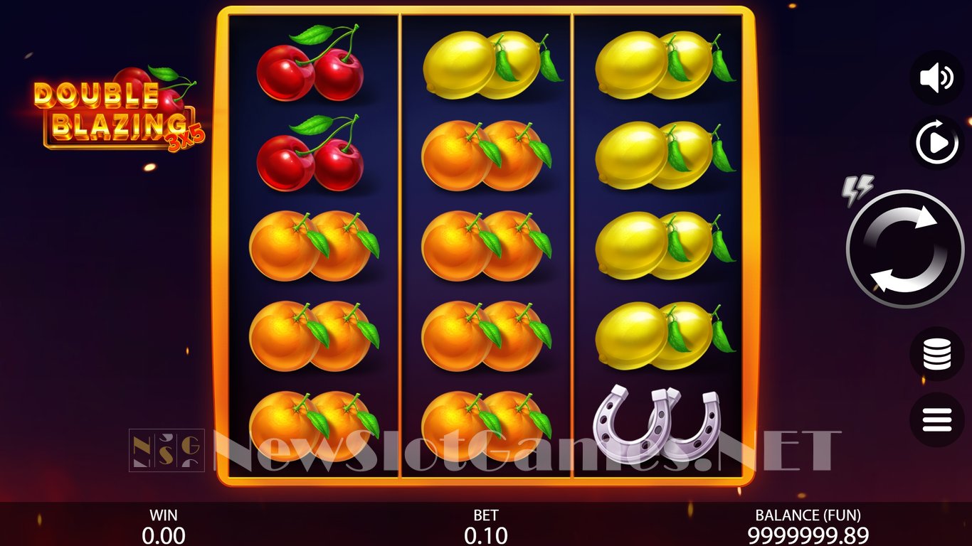 3x5 Double Blazing Slot Demo Image
