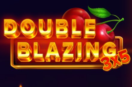 3x5 Double Blazing Slot Logo