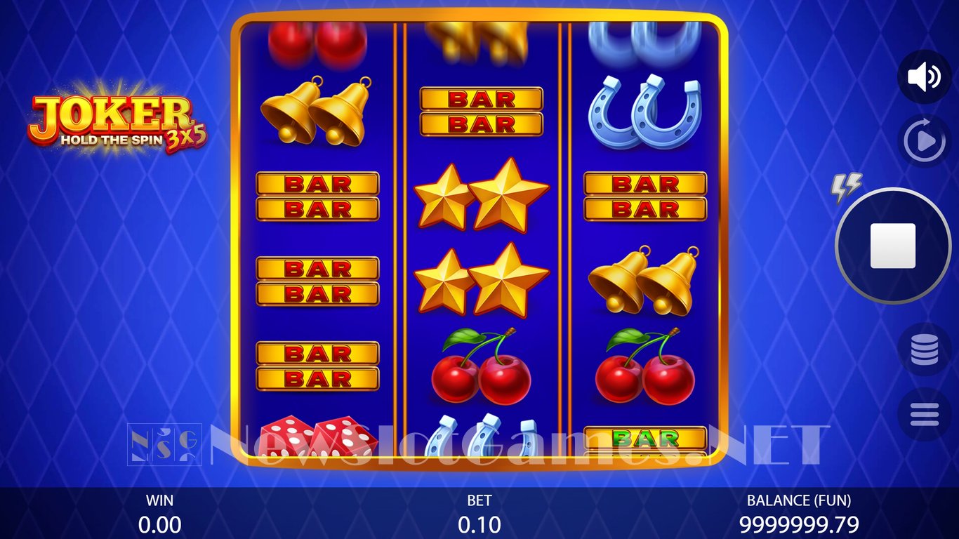 3x5 Joker Hold The Spin Slot Demo Image