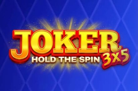 3x5 Joker Hold The Spin Slot Logo