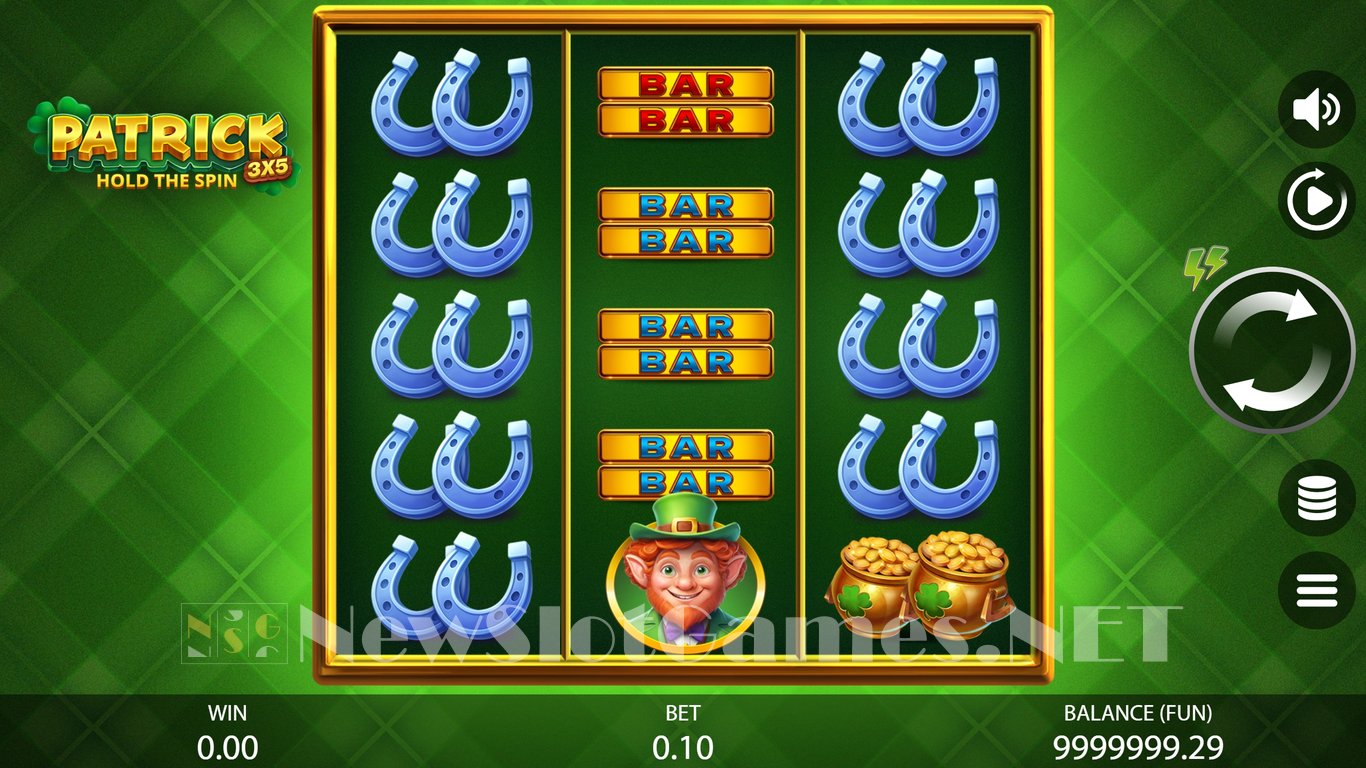 3x5 Patrick Hold the Spin Slot Slot Image in Demo - pic. 3